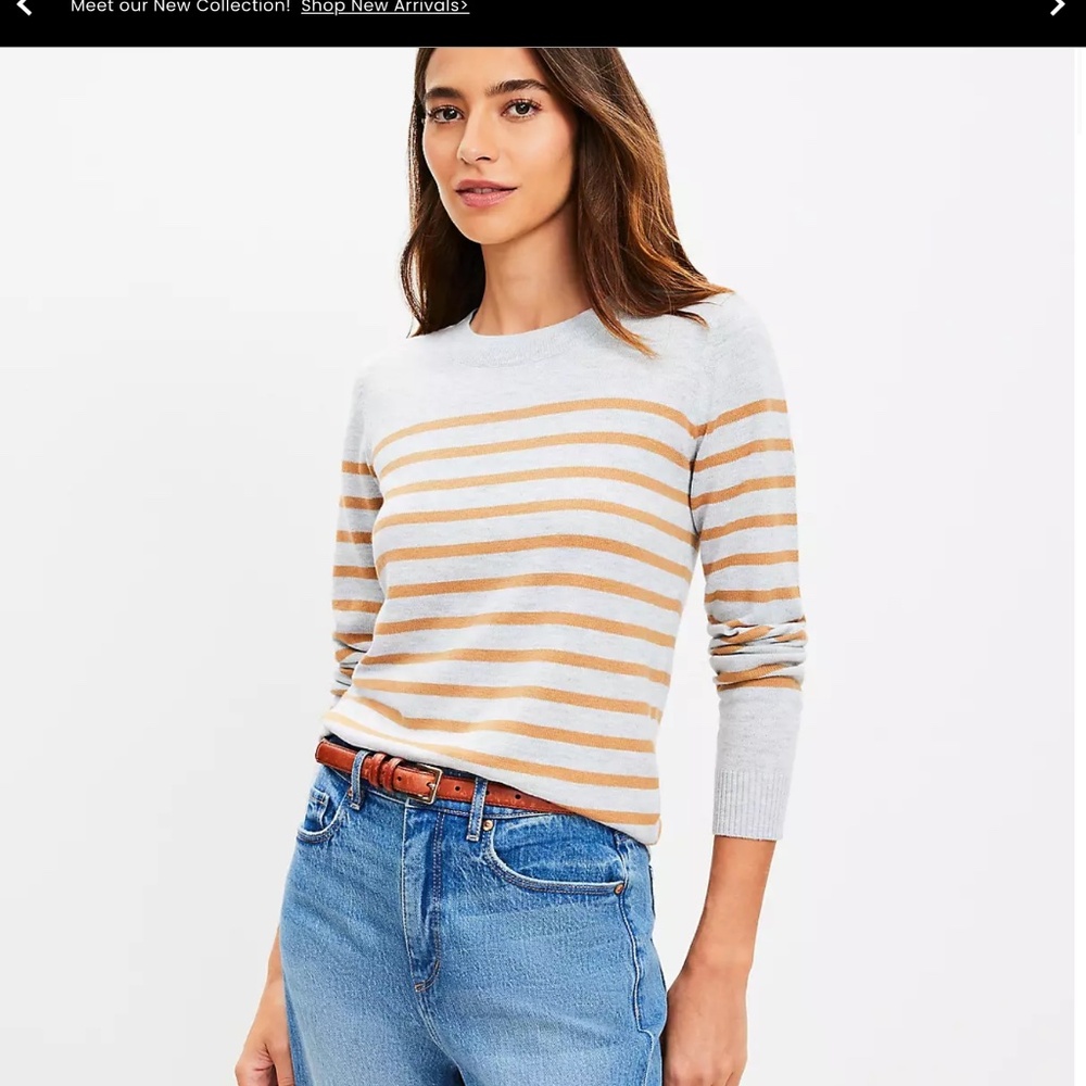 Loft luxe cashmere effect sweater